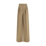 Max Mara Beige Wool Casual Pants