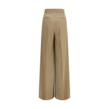 Max Mara Beige Wool Casual Pants