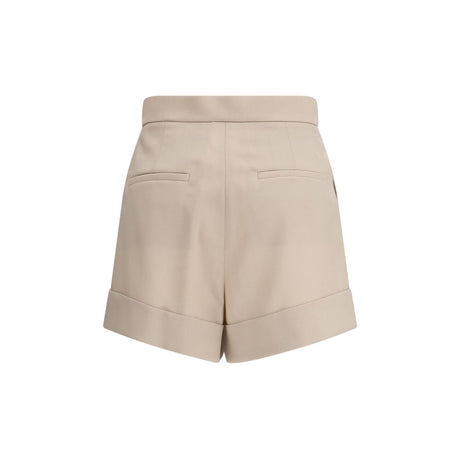 Max Mara Bicolor Wool Bermuda Shorts