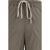 Rick Owens Brown Silk Flared Pants
