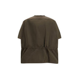 Rick Owens Brown Polyester Shell Jacket