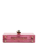 Dolce & Gabbana Pink DOLCE BOX Clutch Crossbody Women Evening Borse Bag