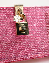 Dolce & Gabbana Pink DOLCE BOX Clutch Crossbody Women Evening Borse Bag
