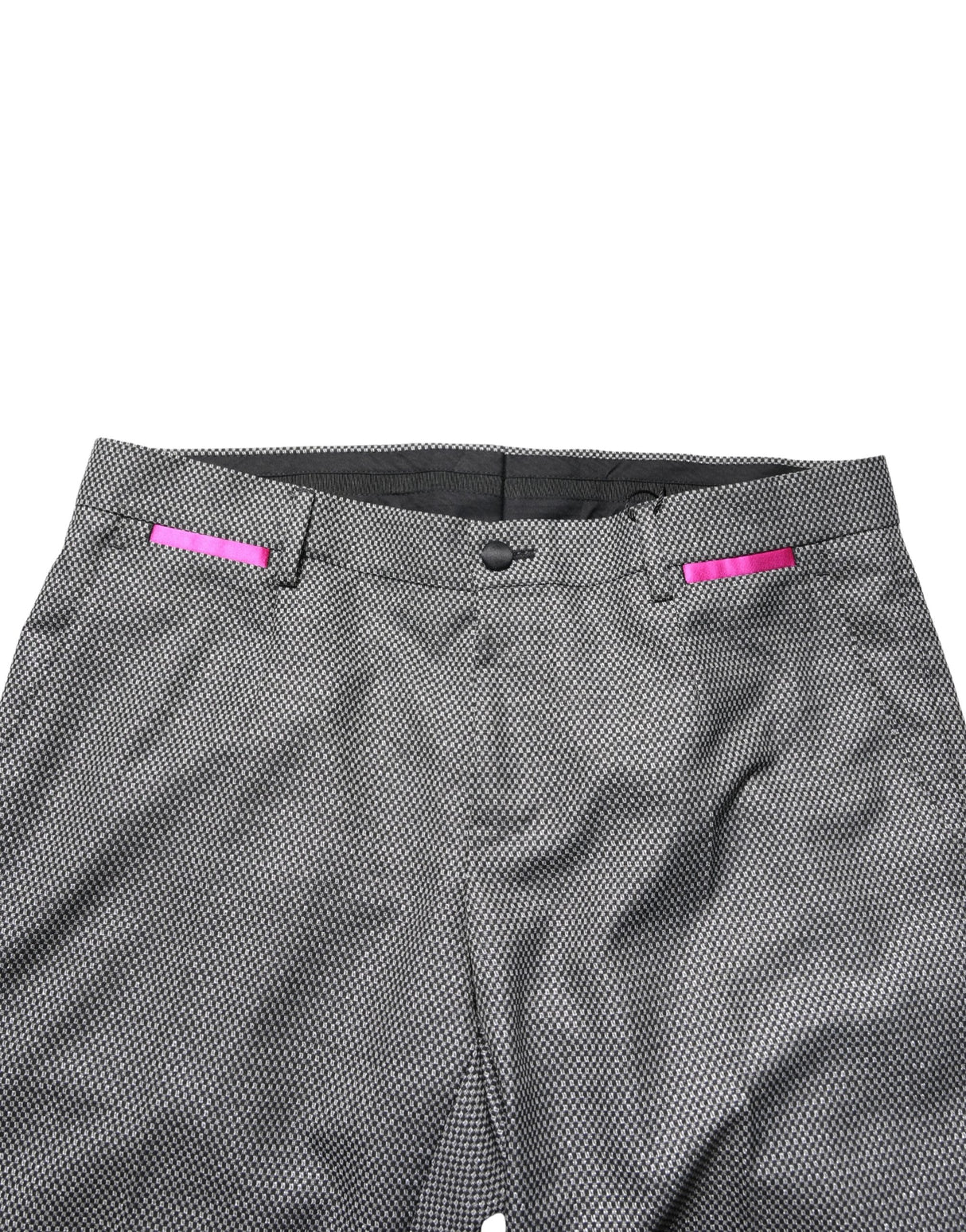 Dolce & Gabbana Gray Viscose Skinny Men Dress Trouser Pants