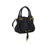 Chloé Black Calf Leather Bos Taurus Shoulder Bag