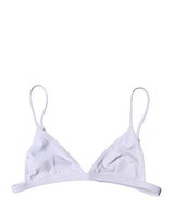 Dolce & Gabbana Top White Nylon Triangle Swimwear Beachwear Bikini