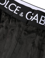Dolce & Gabbana Black Logo Girdle High Waist Panty  Underwear