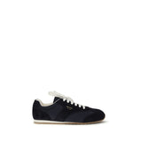 Prada Blue Calf Leather Bos Taurus Athletic Sneakers