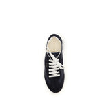 Prada Blue Calf Leather Bos Taurus Athletic Sneakers