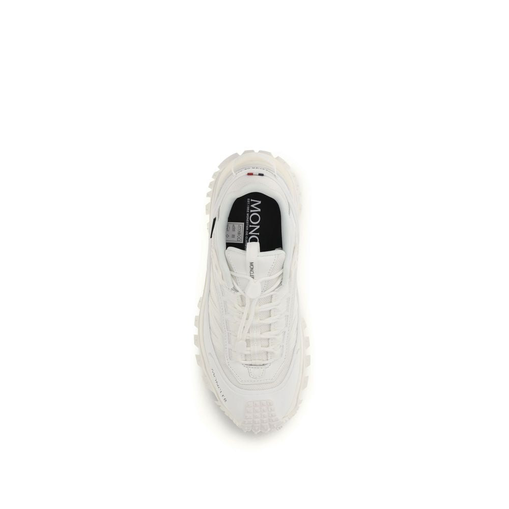 Moncler White Polyamide Athletic Sneakers