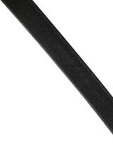Dolce & Gabbana Men Black Classic Leather Metal Buckle Belt