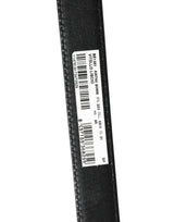 Dolce & Gabbana Men Black Classic Leather Metal Buckle Belt