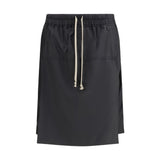 Moncler x Rick Owens Black Polyester Bermuda Shorts