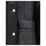 Ganni Gray Nylon Coat