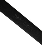 Dolce & Gabbana Men Black Exotic Leather Logo Buckle Belt