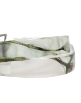 Dolce & Gabbana Men White Floral PVC Silver Metal Buckle Belt