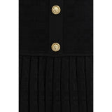 Balmain Black Viscose Cocktail Dress