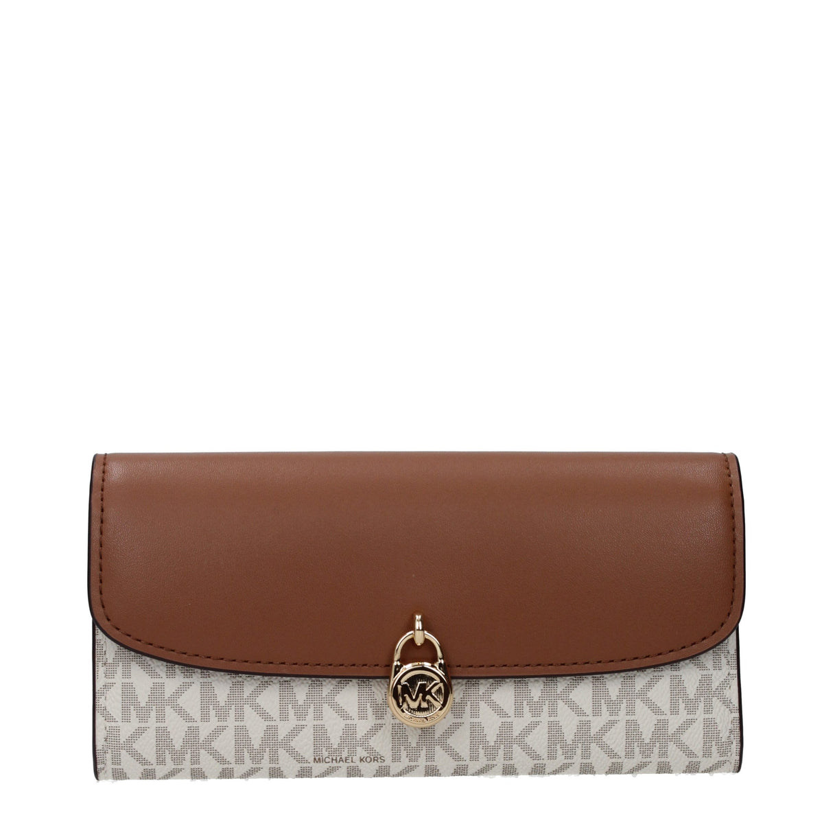 Michael Kors Beige Fabric Wallet