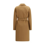 Max Mara Purple Cashmere Coat