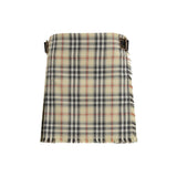 Burberry Multicolor Wool Mini Skirt