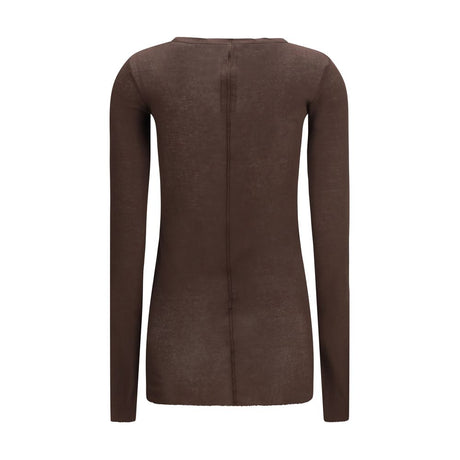 Rick Owens Brown Cotton Sportswear