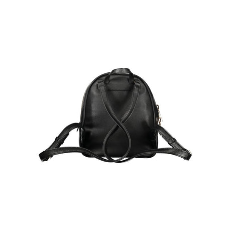 Guess Jeans Nero Poliuretano Women Backpack