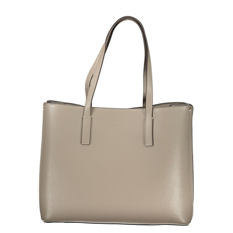 Guess Jeans Grigio Poliuretano Women's Handbag