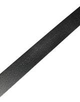 Dolce & Gabbana Men Black Classic Leather Logo Buckle Belt
