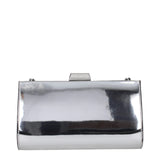 Jimmy Choo Gray Leather Clutch Bag