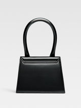 Jacquemus Black  leather Le Chiquito moyen bag