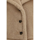 Max Mara Beige Alpaca Vicugna Pacos Coat
