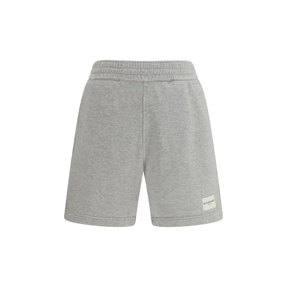 Givenchy Gray Cotton Bermuda Shorts
