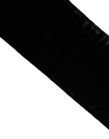 Dolce & Gabbana Black Viscose Satin Waist Women Cintura Belt