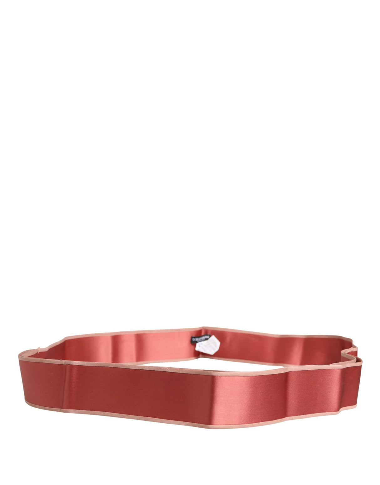 Dolce & Gabbana Pink Silk Satin Waist Women Cintura Belt