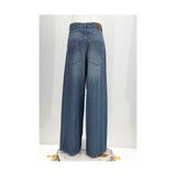 Darkpark Blue Cotton Relaxed Fit Jeans