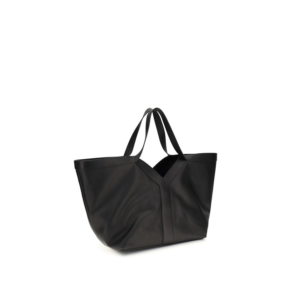 Saint Laurent Black Calf Leather Bos Taurus Shoulder Bag