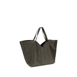Saint Laurent Bicolor Calf Leather Bos Taurus Shoulder Bag