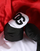 Dolce & Gabbana Men Red Polyester Panda Stuffed Ecobag Tote Borse Bag