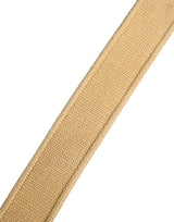 Ermanno Scervino Beige Canvas Embellished Metal Buckle Belt