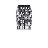 Dolce & Gabbana Black Cotton Mini Skirt