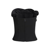 Magda Butrym Black Wool Tank Tops