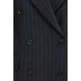 Ferragamo Gray Fleece Wool Blazer