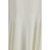 P.A.R.O.S.H. White Linen Casual Dress