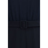 P.A.R.O.S.H. Blue Polyester Jumpsuit