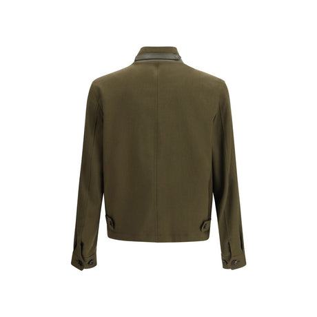 Tom Ford Bicolor Wool Full-Length Jacket