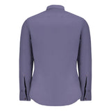 Hugo Boss Blue Cotton Men Shirt