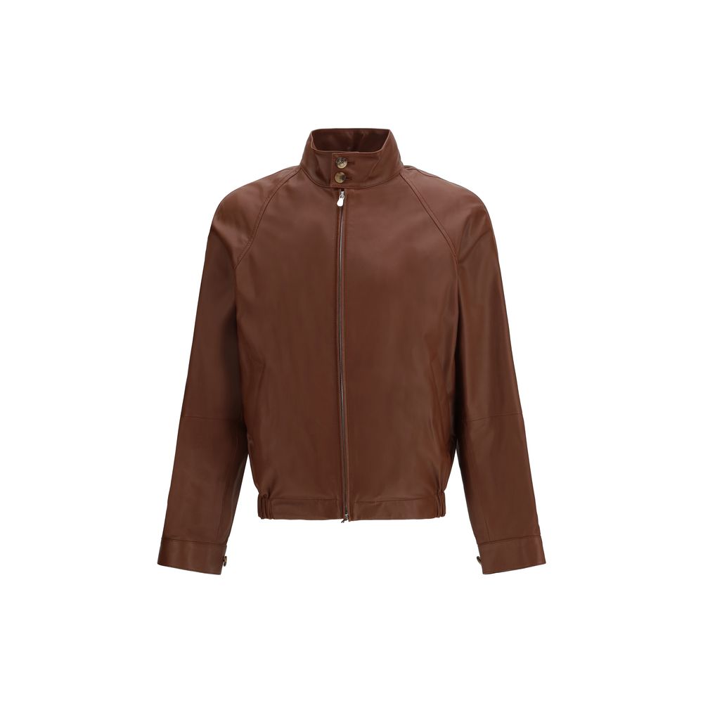Brunello Cucinelli Brown Lamb Ovis Aries Aries Bomber
