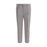 Prada Gray Cotton Dress Pants
