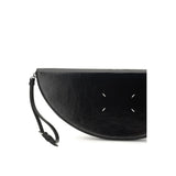 Maison Margiela Black Calf Leather Bos Taurus Clutch Bag