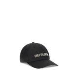 Valentino Garavani Black Cotton Cap (Baseball Hat)